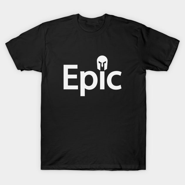 Epic action typography design T-Shirt by CRE4T1V1TY